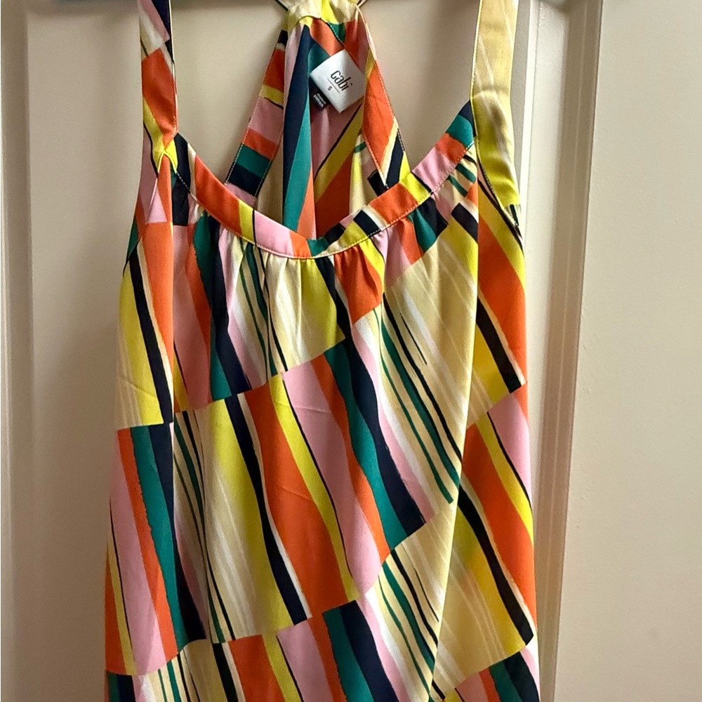 CAbi Colorful Geometric Dress
